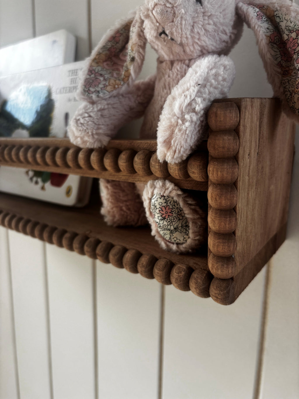 Pottery Barn Inspired Nursery Shelves